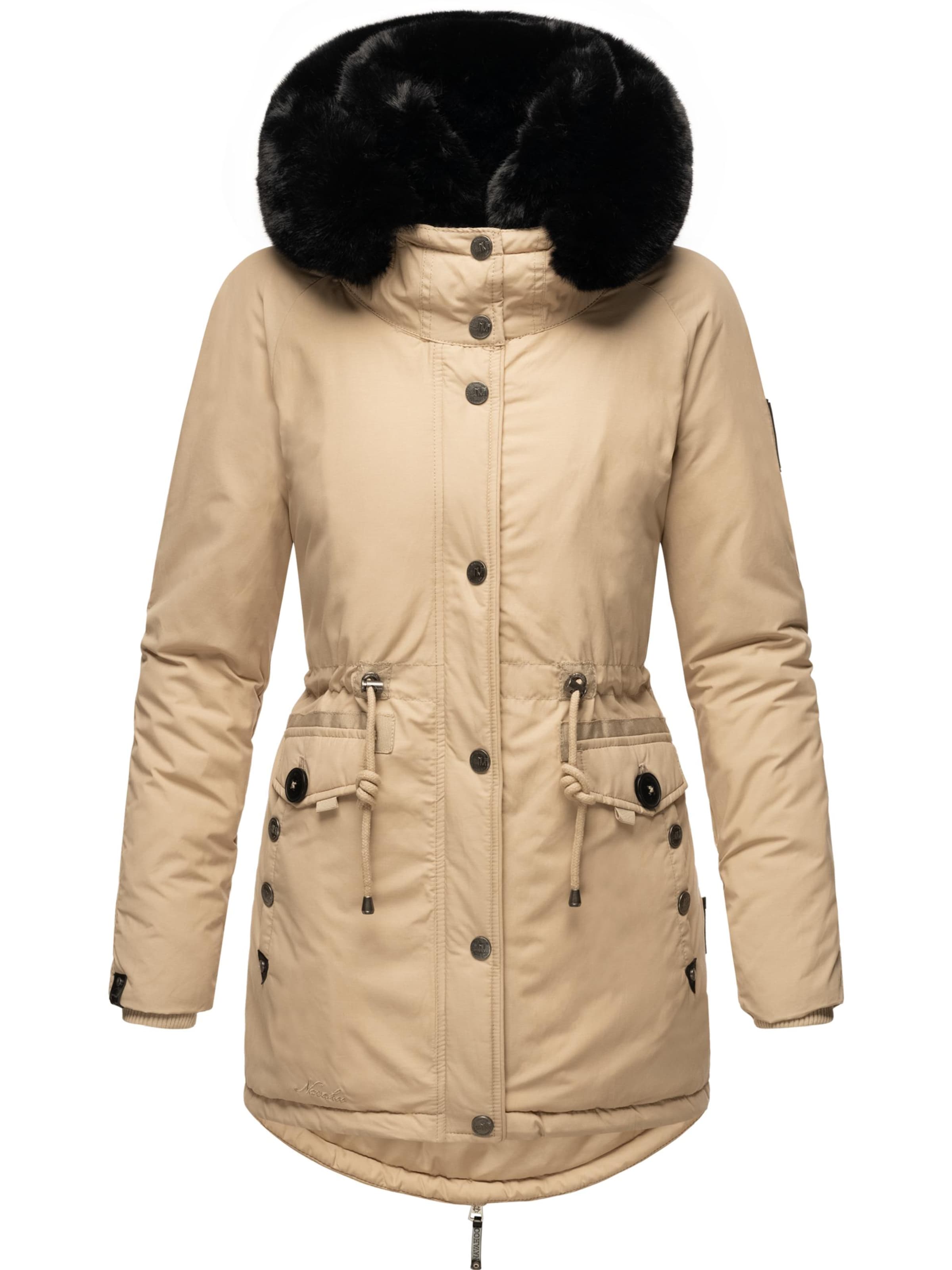 Parka invernale 'Sweety Deluxe' di NAVAHOO in beige: frontale