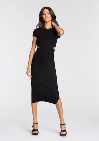 MELROSE Dress in Black: front