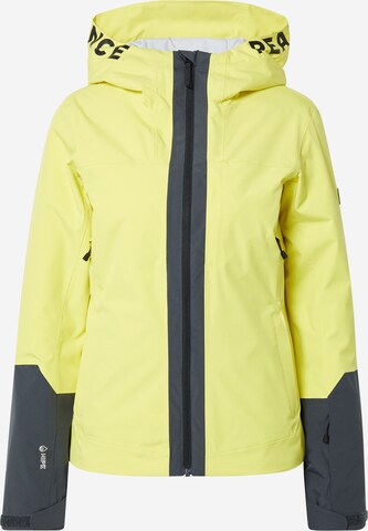 PEAK PERFORMANCE Outdoor jacket 'Rider' in Yellow: front
