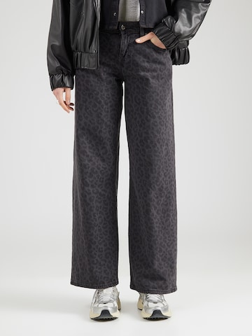 MUSTANG Wide Leg Jeans 'MEDLEY' in Schwarz: Vorderseite