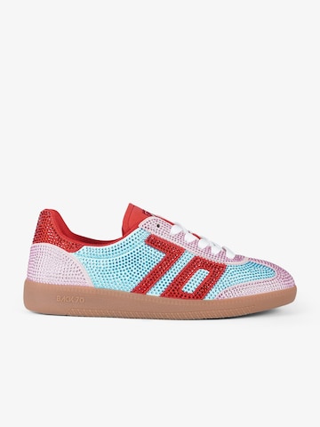 Sneaker bassa di Back70 in rosa: frontale