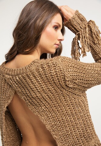 Pull-over IZIA en marron