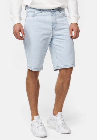 INDICODE JEANS Regular Shorts 'Tian' in Blau