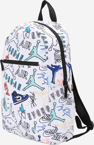 Jordan Backpack 'Jan Air' in White: front