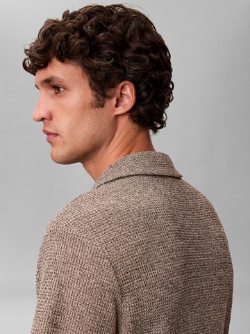 Calvin Klein Comfort fit Button Up Shirt in Brown