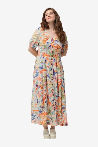 Robe-chemise Ulla Popken en mélange de couleurs : devant