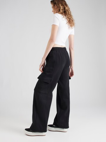 GAP Wide Leg Hose in Schwarz