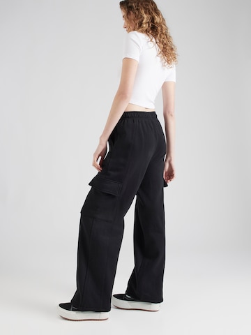 GAP Wide Leg Hose in Schwarz