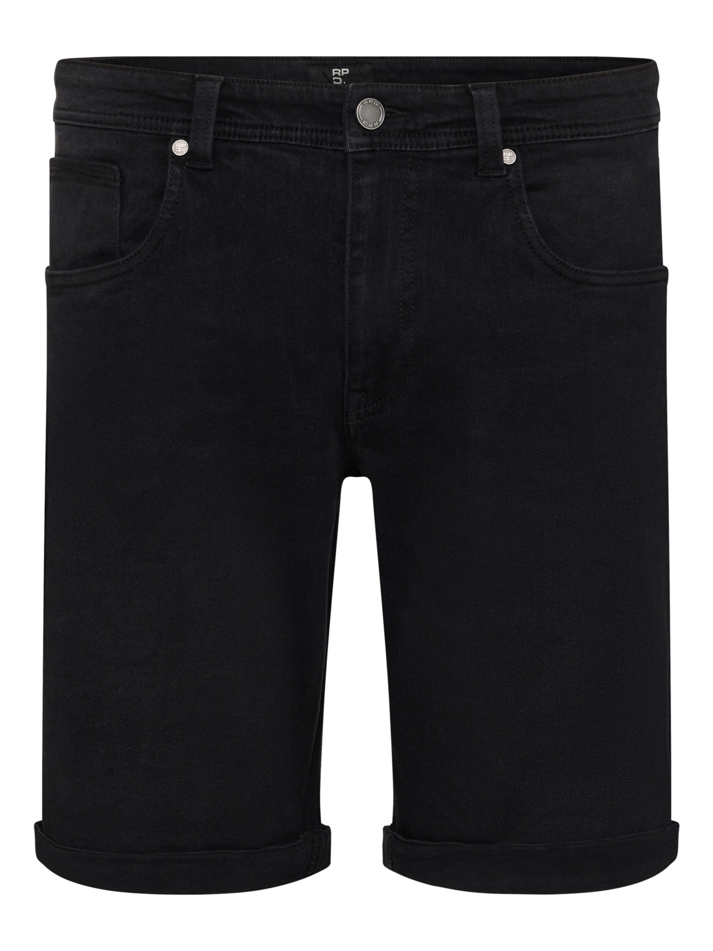 REDPOINT Regular Jeans in Schwarz: Vorderseite