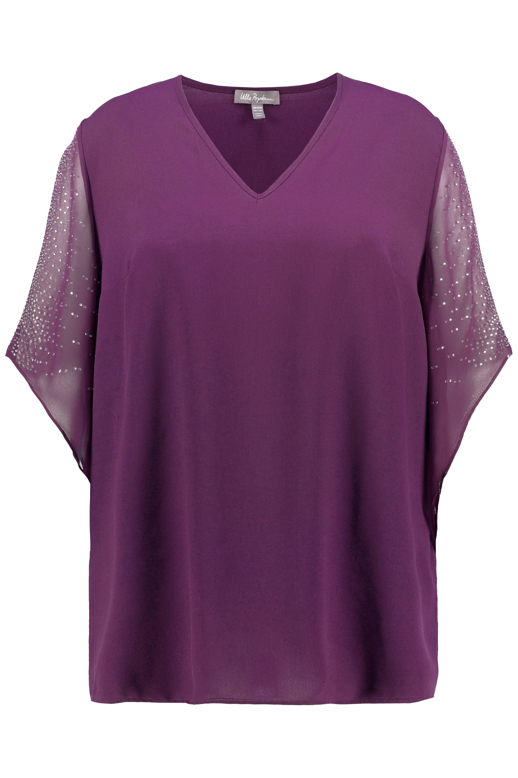 Ulla Popken Bluse in Lila: Vorderseite