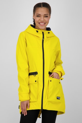 Cappotto di mezza stagione 'Audrey' di Alife and Kickin in giallo: frontale