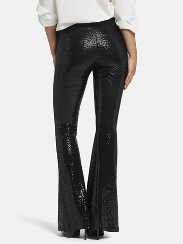 Nicowa Flared Broek 'VICOWI' in Zwart