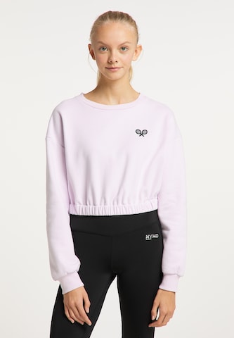 myMo ATHLSR Sweatshirt in Purple: front