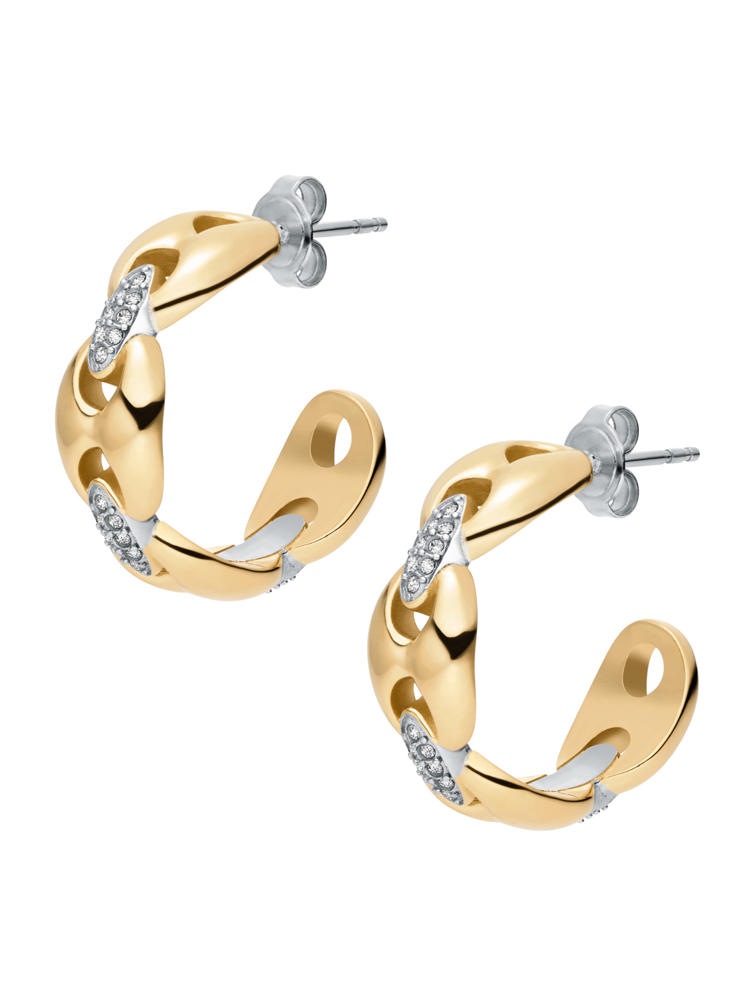 Boucles d'oreilles 'HERITAGE' FOSSIL en or