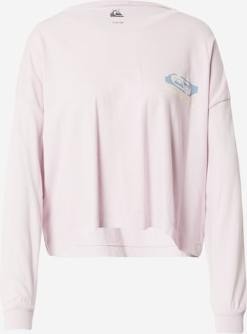 QUIKSILVER Sweatshirt 'RETURN TO THE MOON' i rosa: framsida