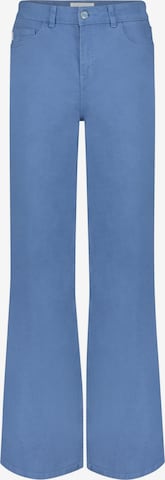 Wide Leg Pantalon Fabienne Chapot en bleu : devant
