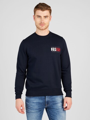 TOMMY HILFIGER Sweatshirt in Blauw: voorkant