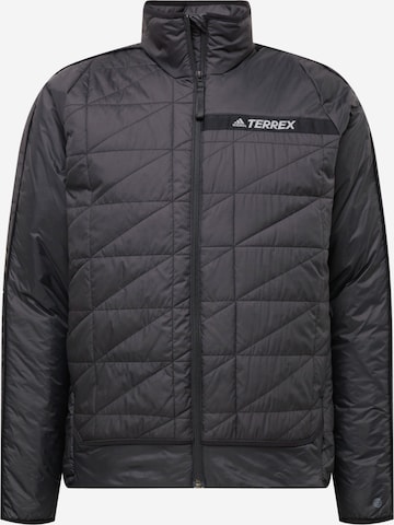 ADIDAS TERREX - Chaqueta de montaña en negro: frente