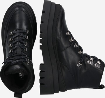 VERO MODA Lace-Up Ankle Boots in Black