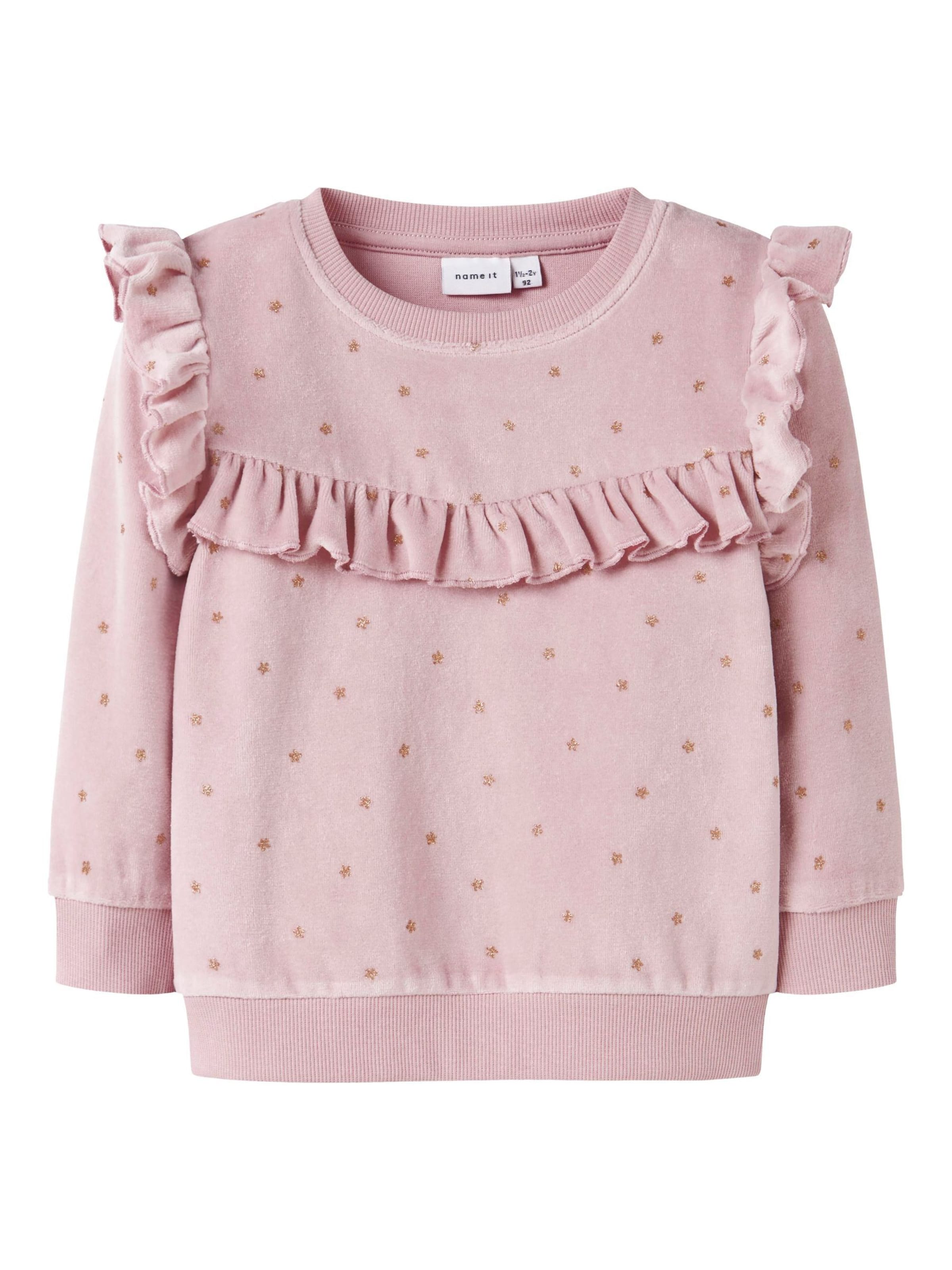 NAME IT - Sudadera en rosa: frente