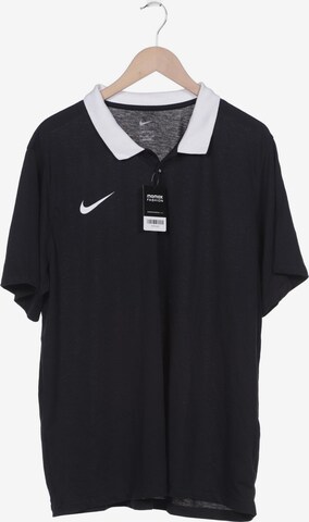 NIKE Poloshirt XXL in Schwarz: predná strana