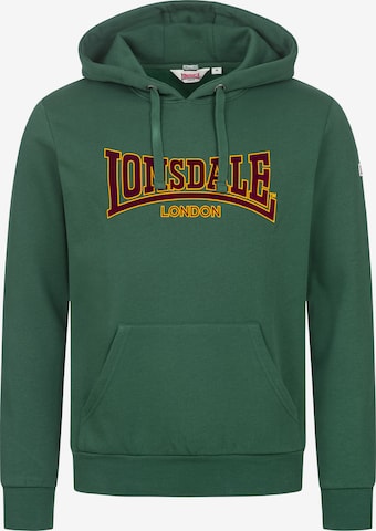 Sweat-shirt LONSDALE en vert : devant