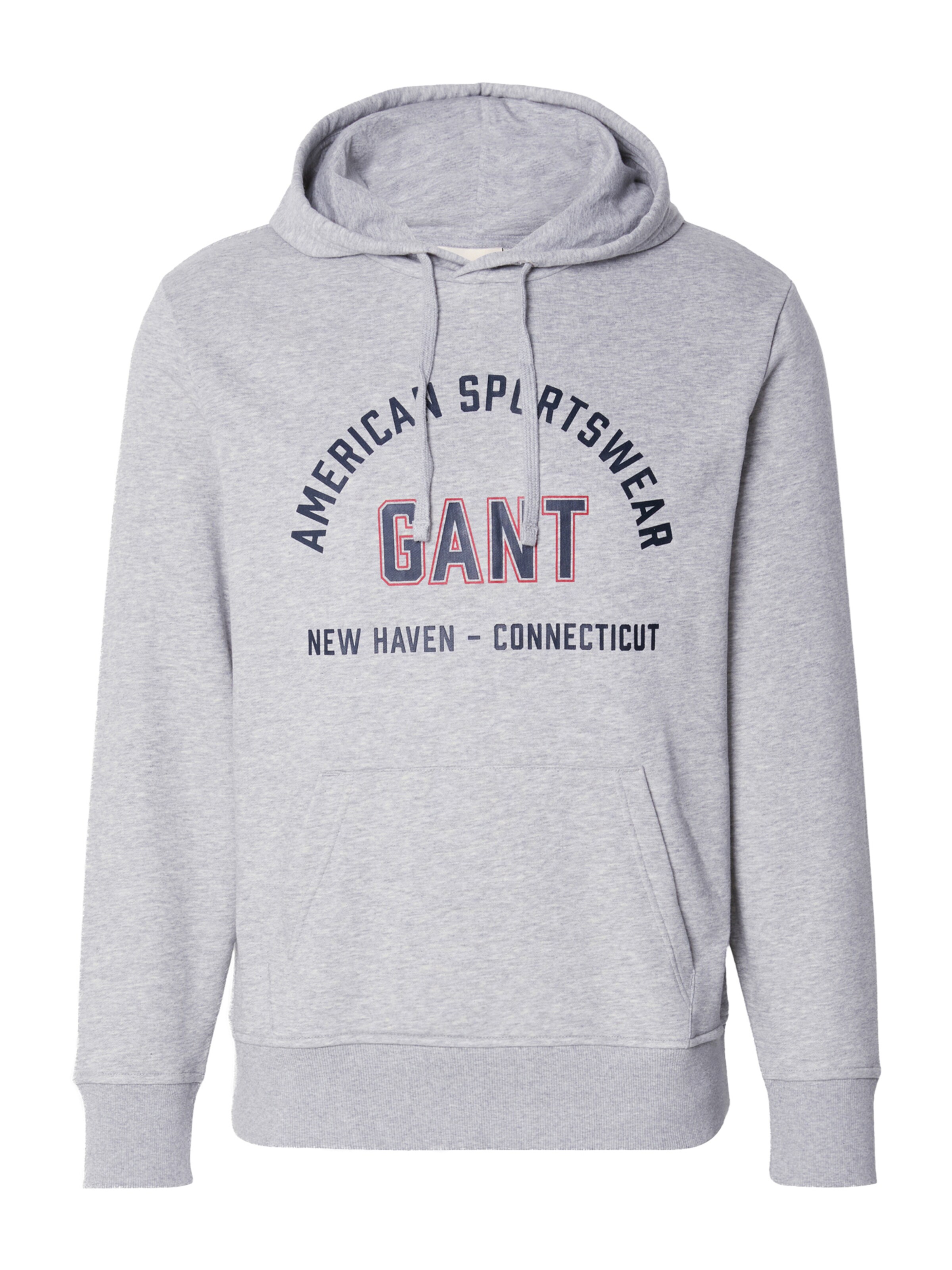 GANT Sweatshirt in Grijs: voorkant