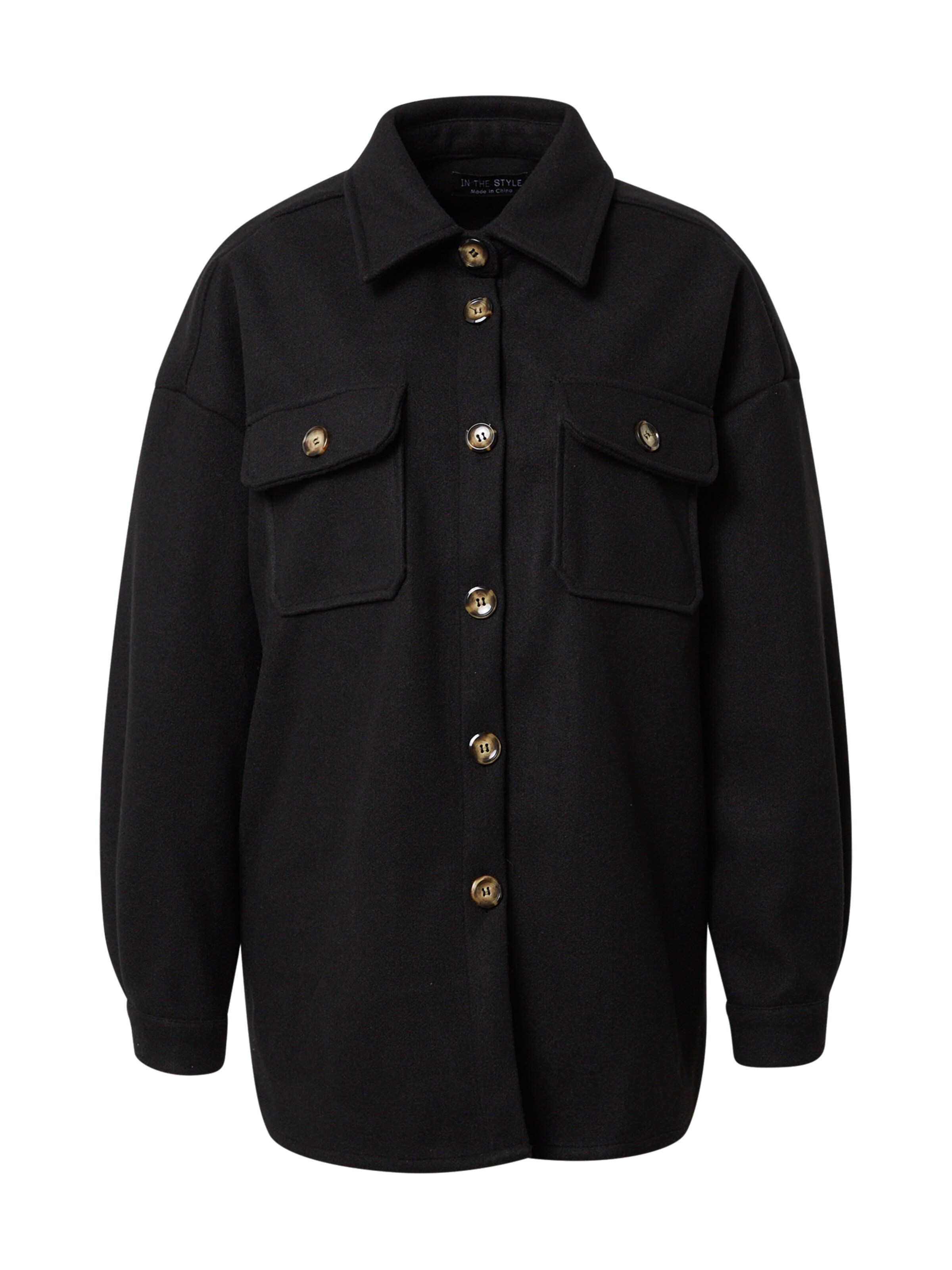 In The Style Jacke 'JAC JOSSA SAGE' in Schwarz: Vorderseite