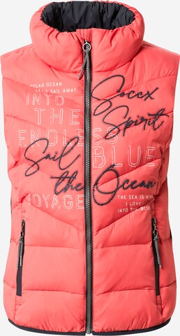 Gilet di Soccx in rosso: frontale