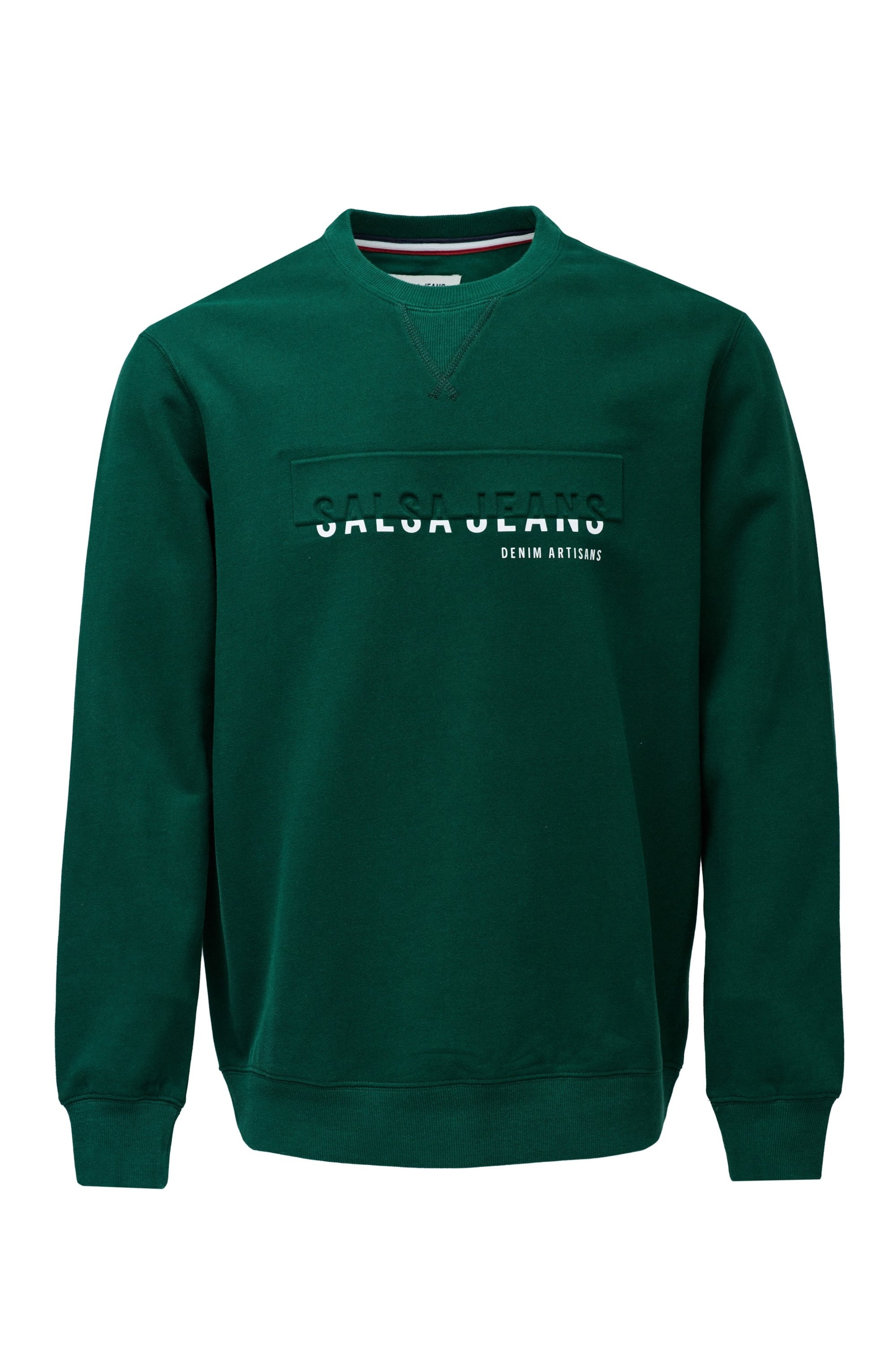 Pull-over Salsa Jeans en vert : devant