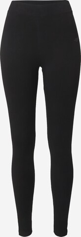4F Skinny Športne hlače 'CAS' | črna barva: sprednja stran