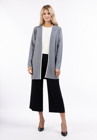 usha BLACK LABEL Knit cardigan in Grey