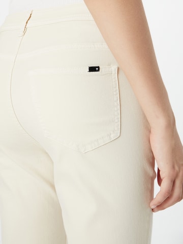 TAIFUN Slimfit Jeans in Beige