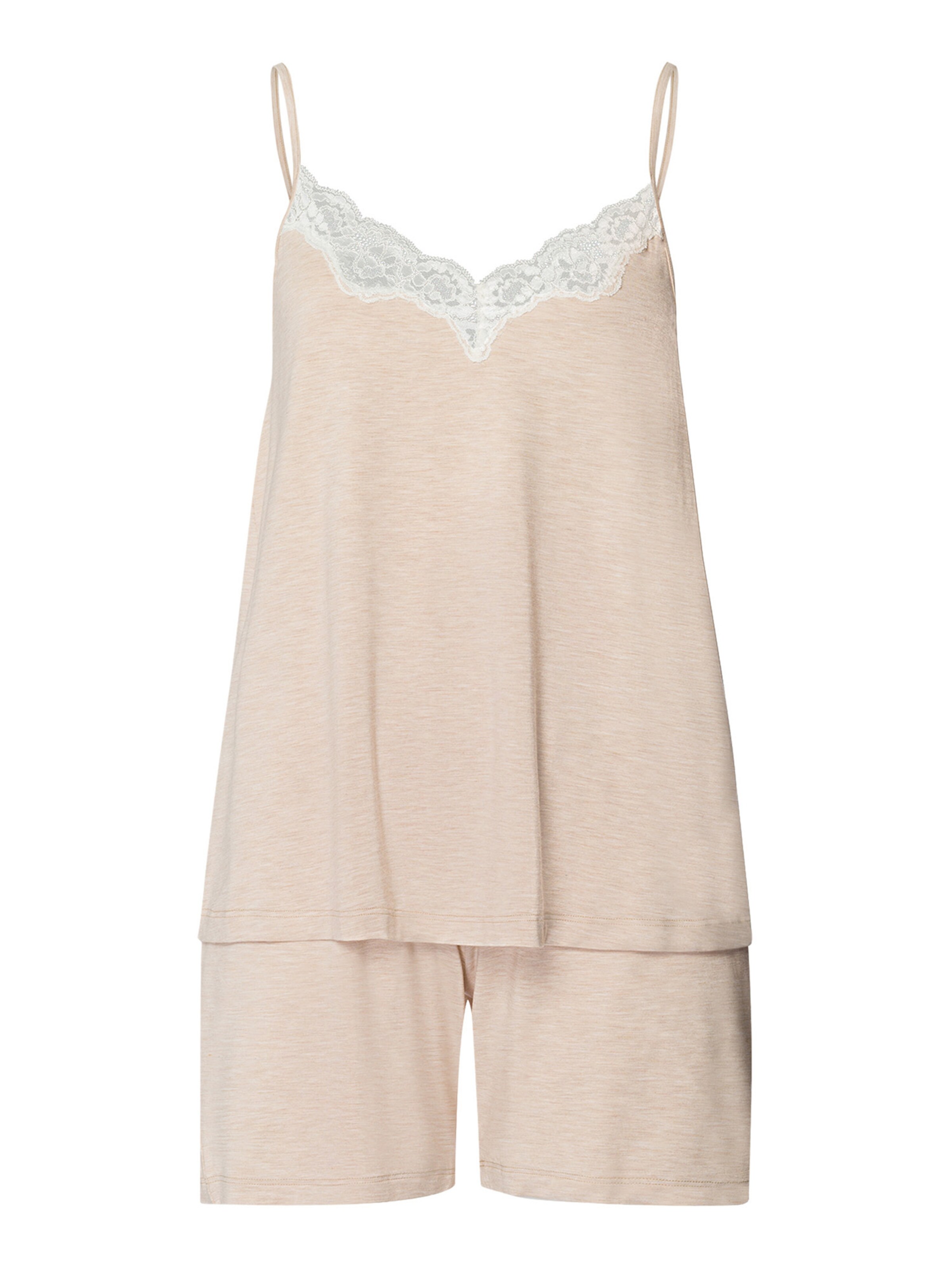 Shorty ' Natural Elegance ' Hanro en beige : devant