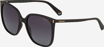 Polaroid Okulary przeciwsłoneczne w kolorze czarny: przód