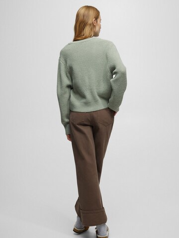 Pull&Bear Knit cardigan in Green