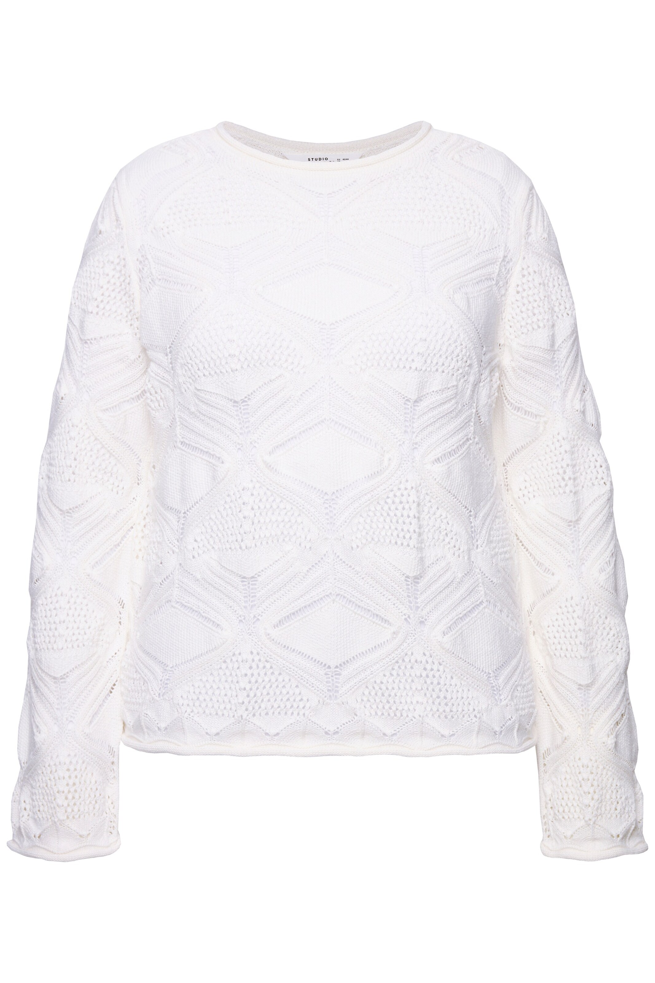 Pull-over Studio Untold en blanc : devant