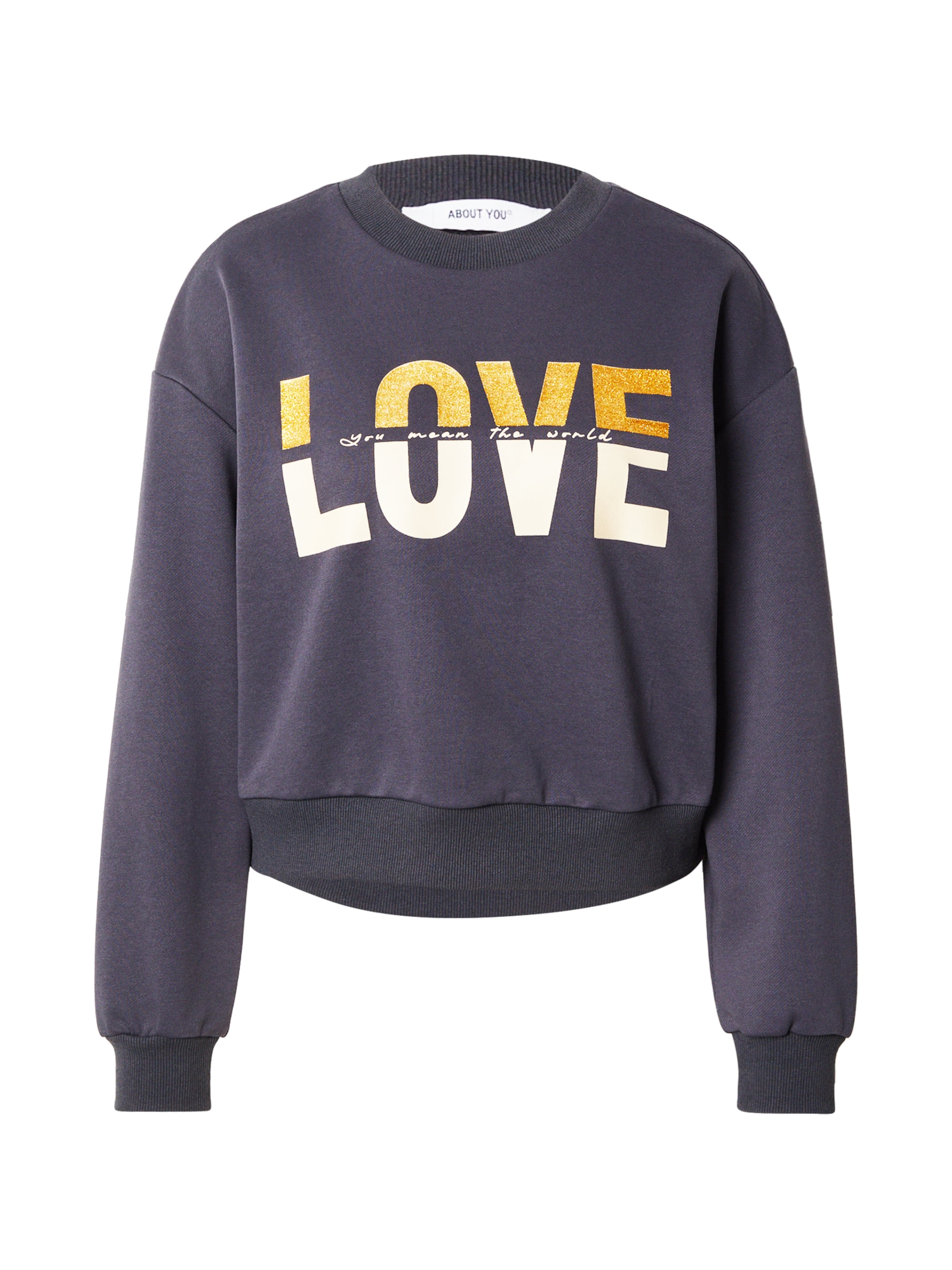 ABOUT YOU Dressipluus 'Lacey', värv hall: eest vaates