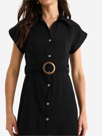 Robe-chemise Bianco Lucci en noir