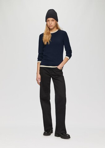 QS Shirt in Blau