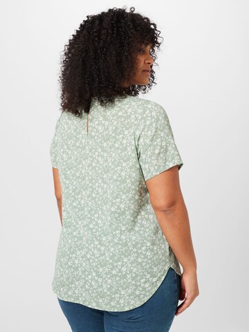 ONLY Carmakoma Blouse 'Vica' in Groen