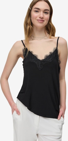 No Matter What Top in Black: front