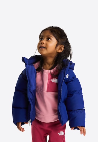 THE NORTH FACE Outdoorová bunda – modrá: přední strana
