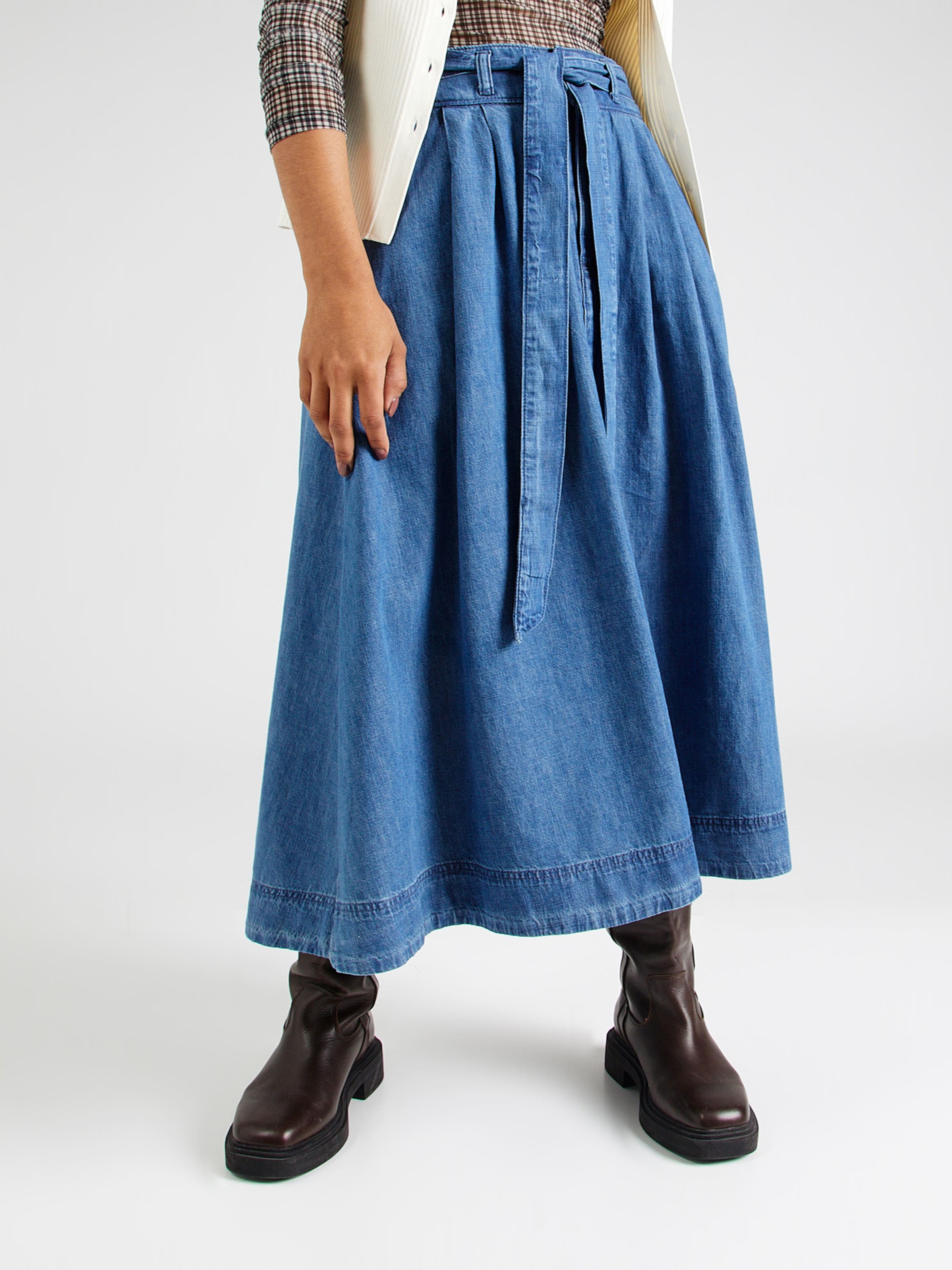 Lauren Ralph Lauren Skirt SHIRLAINE in Blue ABOUT YOU