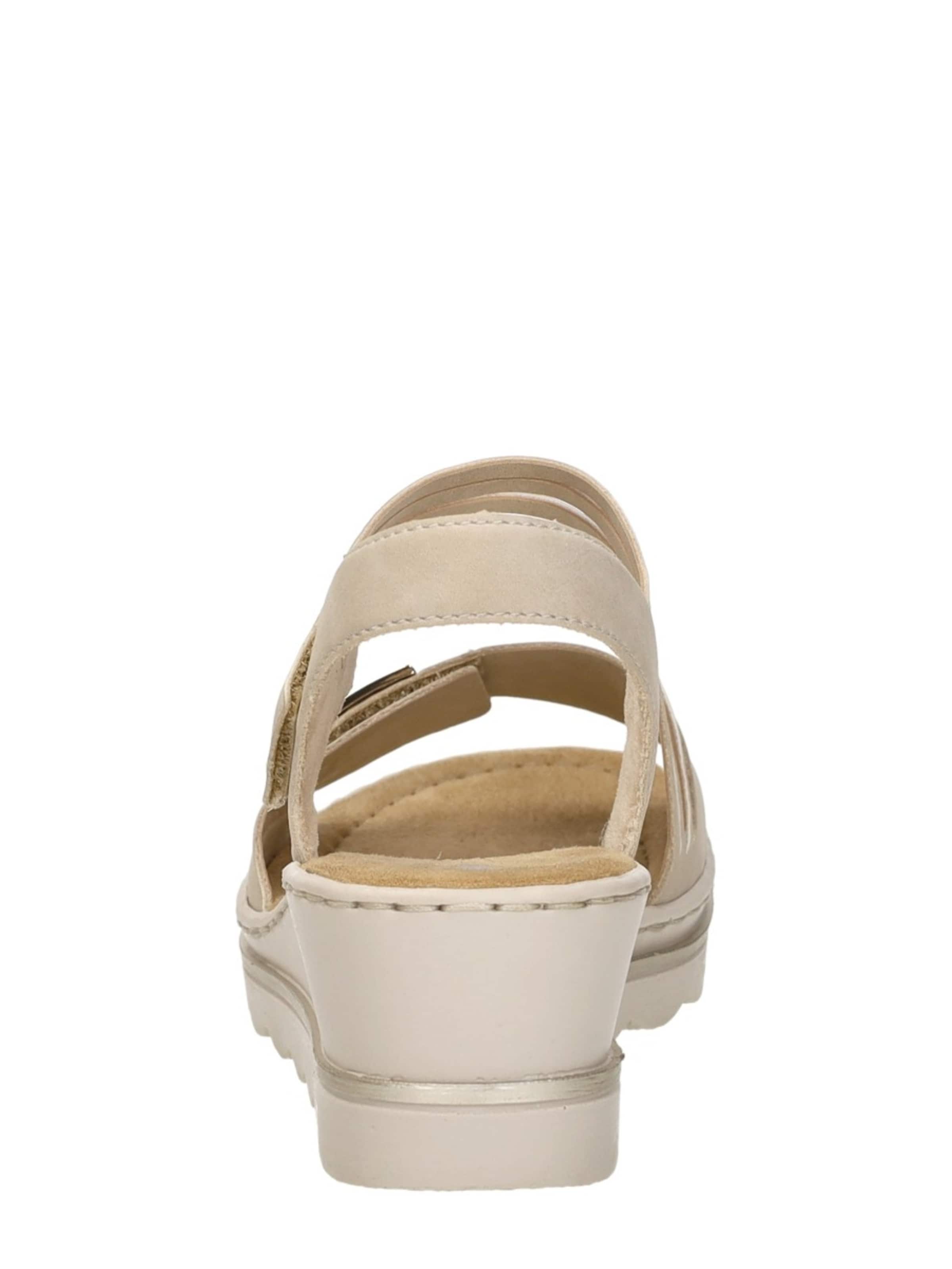 Rieker Sandaal 'Sandalen Plat' in Beige