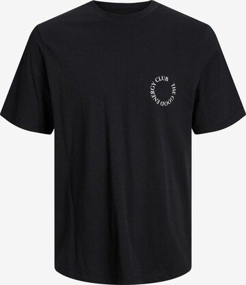 JACK & JONES - Camiseta 'Earth' en negro: frente