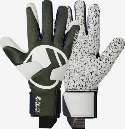 UHLSPORT Athletic Gloves in Blue / Green / White, Item view