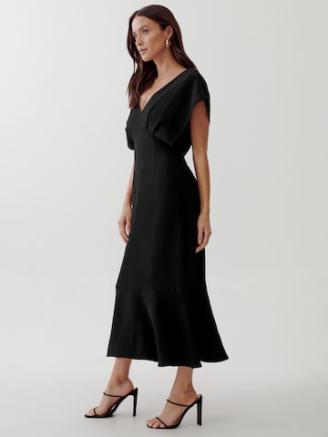 Tussah Dress 'EMANI' in Black