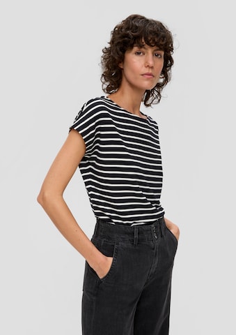 s.Oliver T-Shirt in Schwarz: Vorderseite