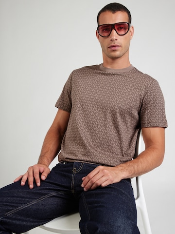 Michael Kors T-shirt i brun: framsida